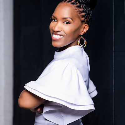 LaTonya Hill sitting outdoors